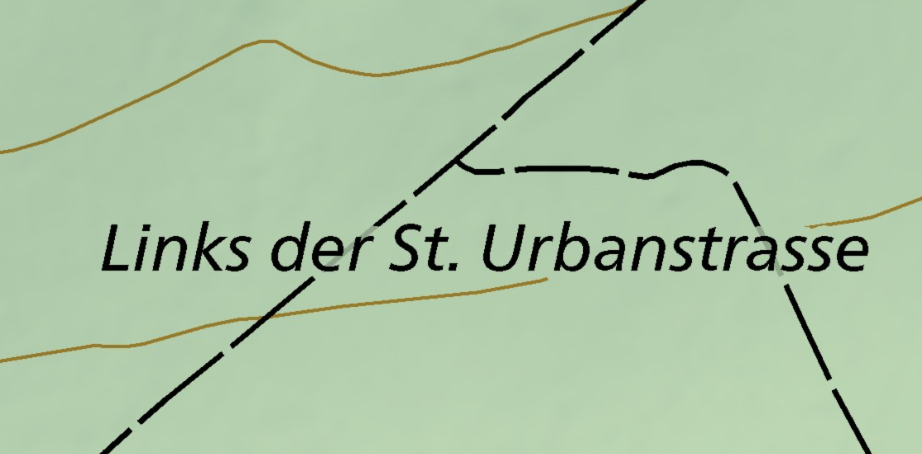 Links der St. Urbanstrasse